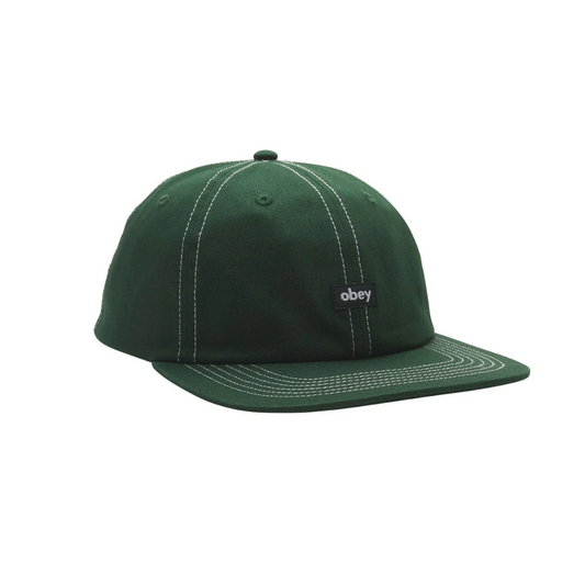 Mac 6 Panel Snapback Dark Cedar