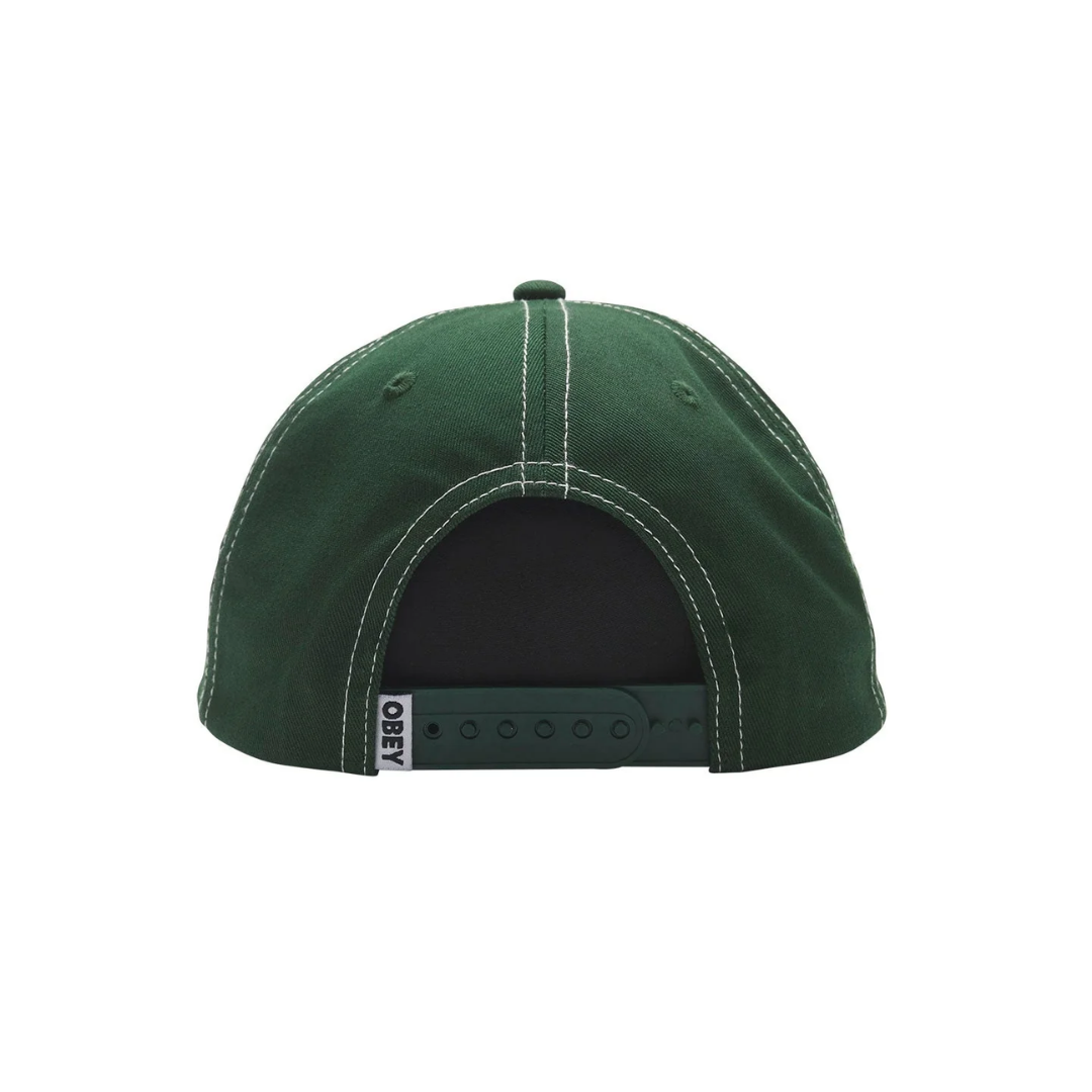 Mac 6 Panel Snapback Dark Cedar