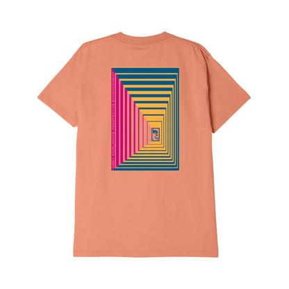 Op Perspective T-Shirt Coral