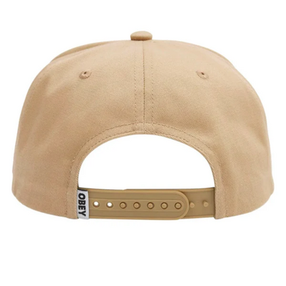 Transport 5 Panel Snapback Khaki