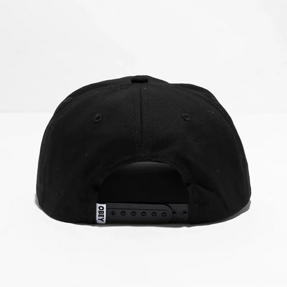 Bubble 5 Panel Snapback Black