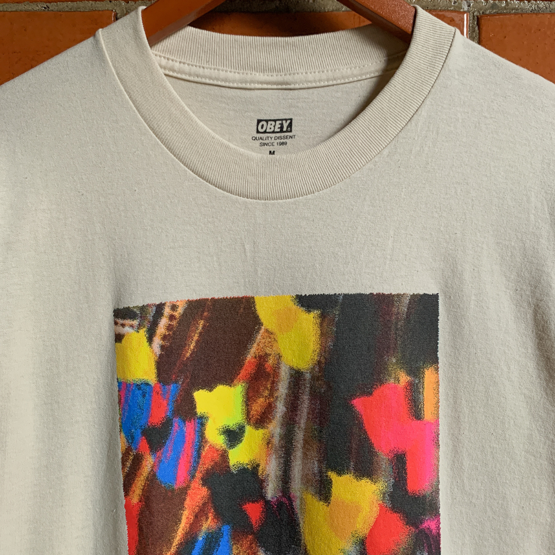 Flower Painting Pigment Dye Choice T-Shirt Sago