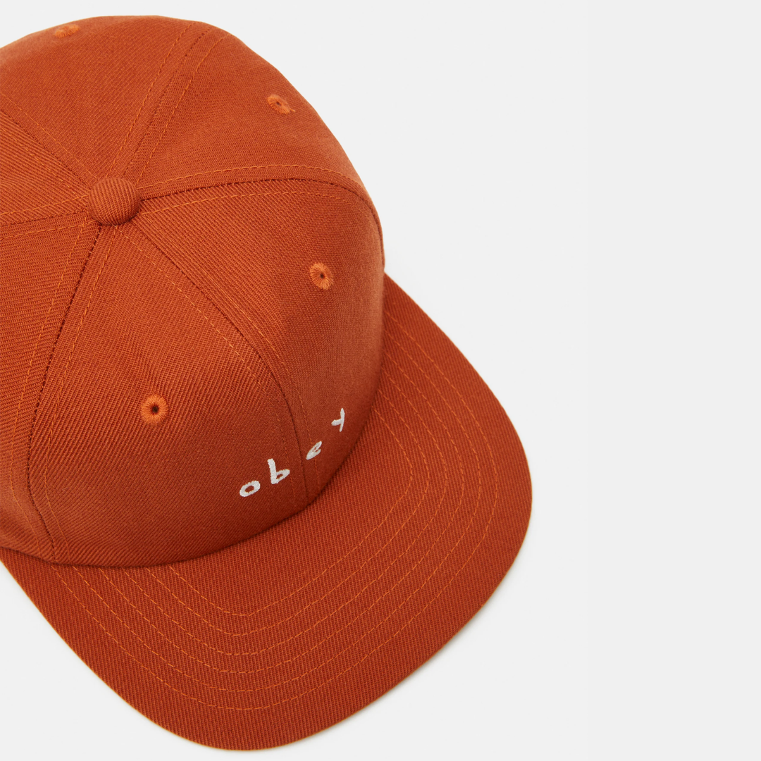 Gaze 6 Panel Hat Bombay Brown