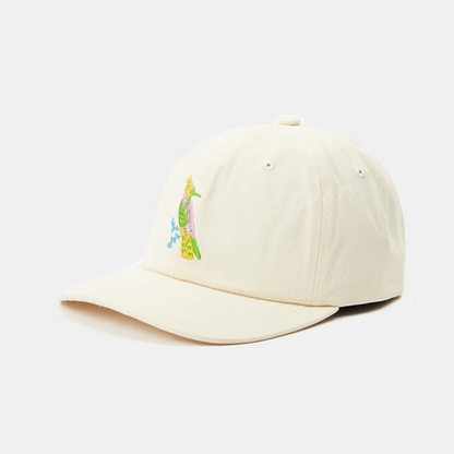 Jaunt 6 Panel Strapback Cap Unbleached