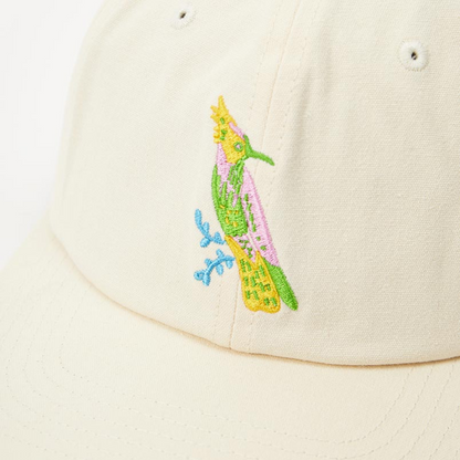 Jaunt 6 Panel Strapback Cap Unbleached