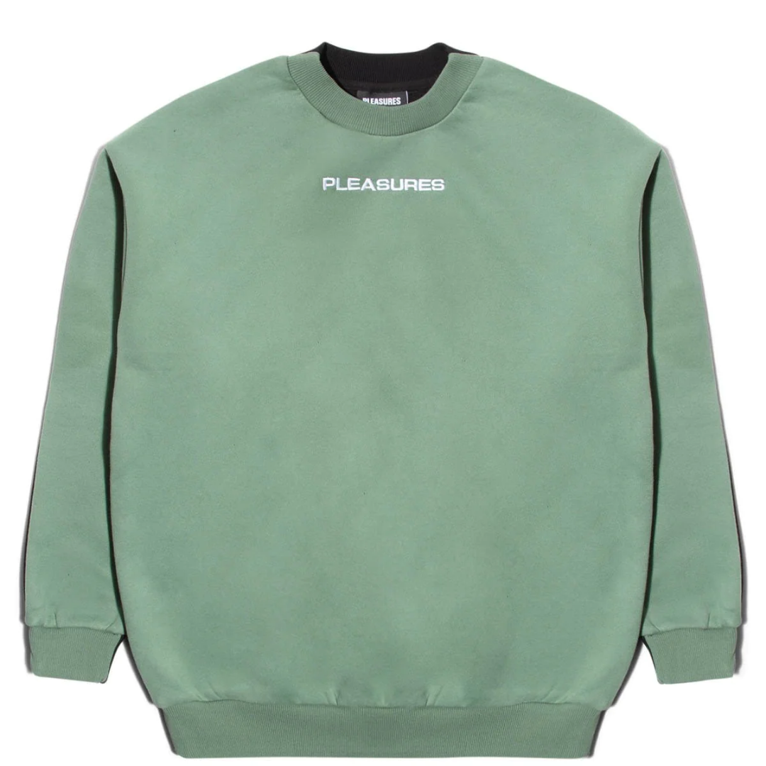 Experience Blocked Crewneck - Olive Black