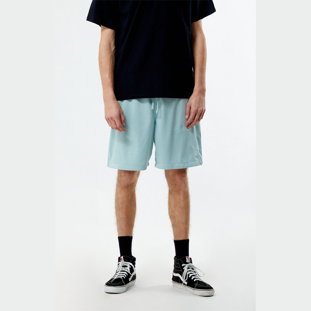 Logo Mesh Shorts Light Blue