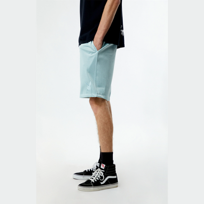 Logo Mesh Shorts Light Blue