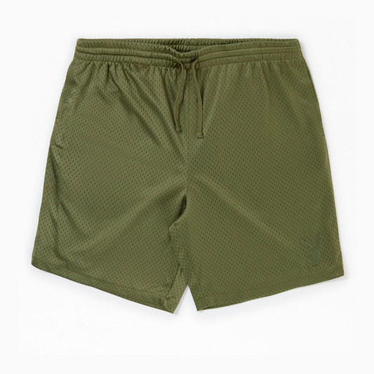 Logo Mesh Shorts Gray