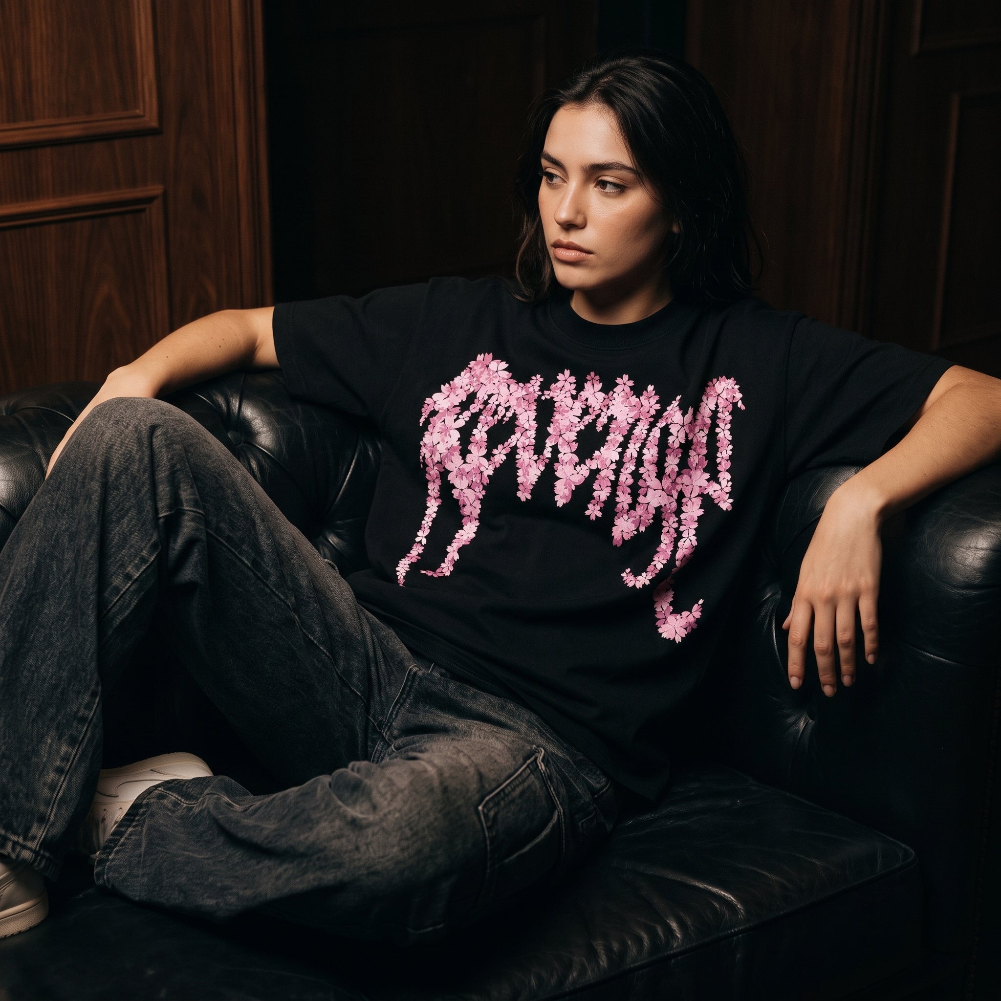 Revenge Sakura Tee Black