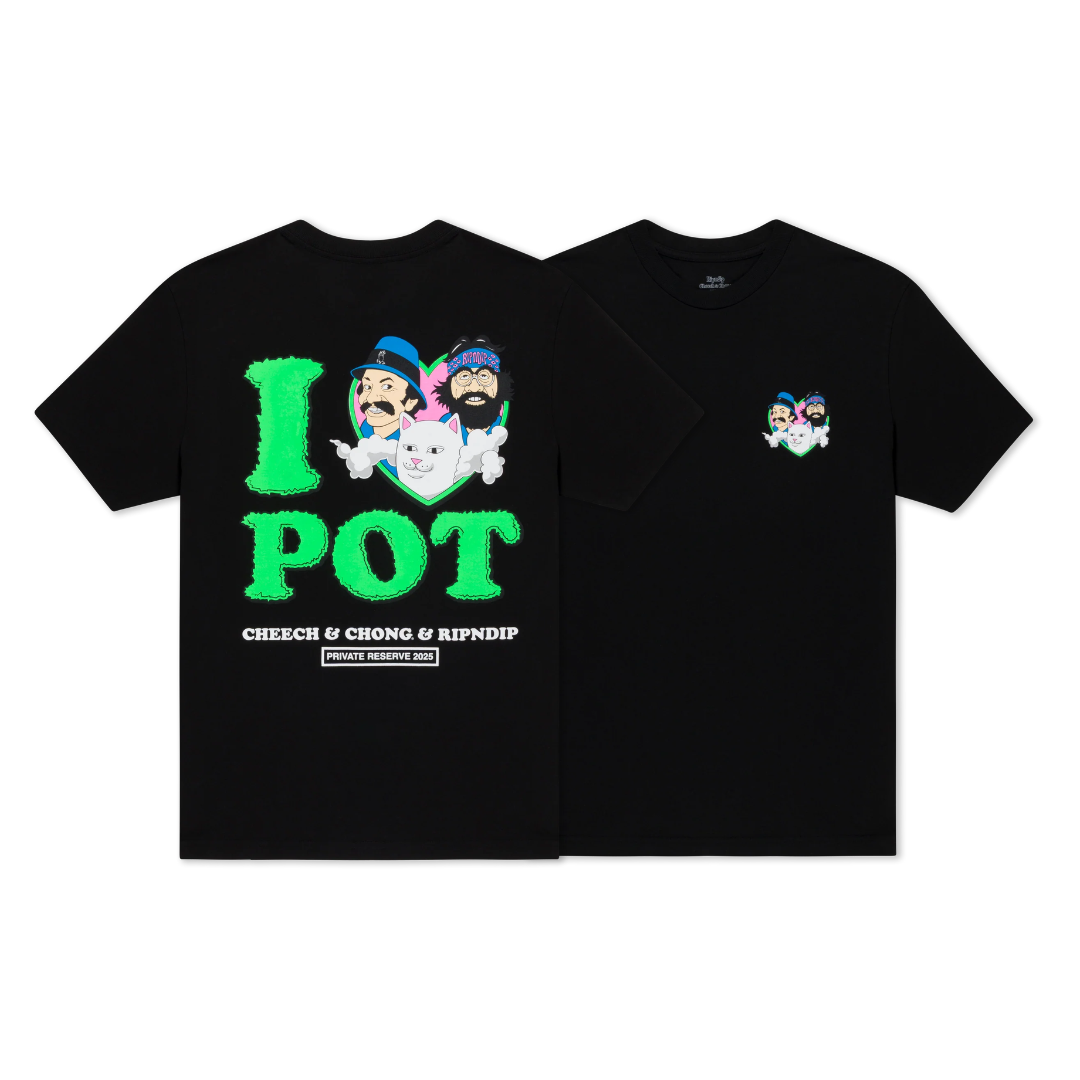 I <3 Pot Tee Black
