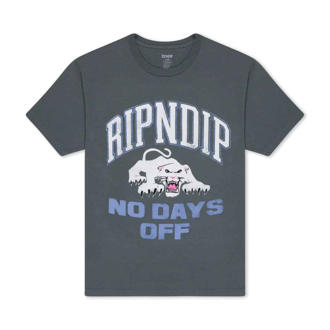 White Panther Tee (Charcoal)