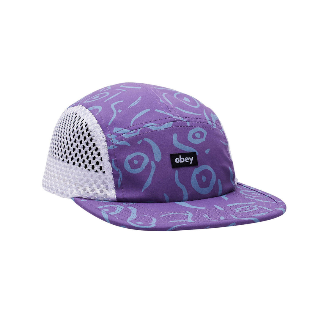 Scribbles Camp Cap Purple Multi