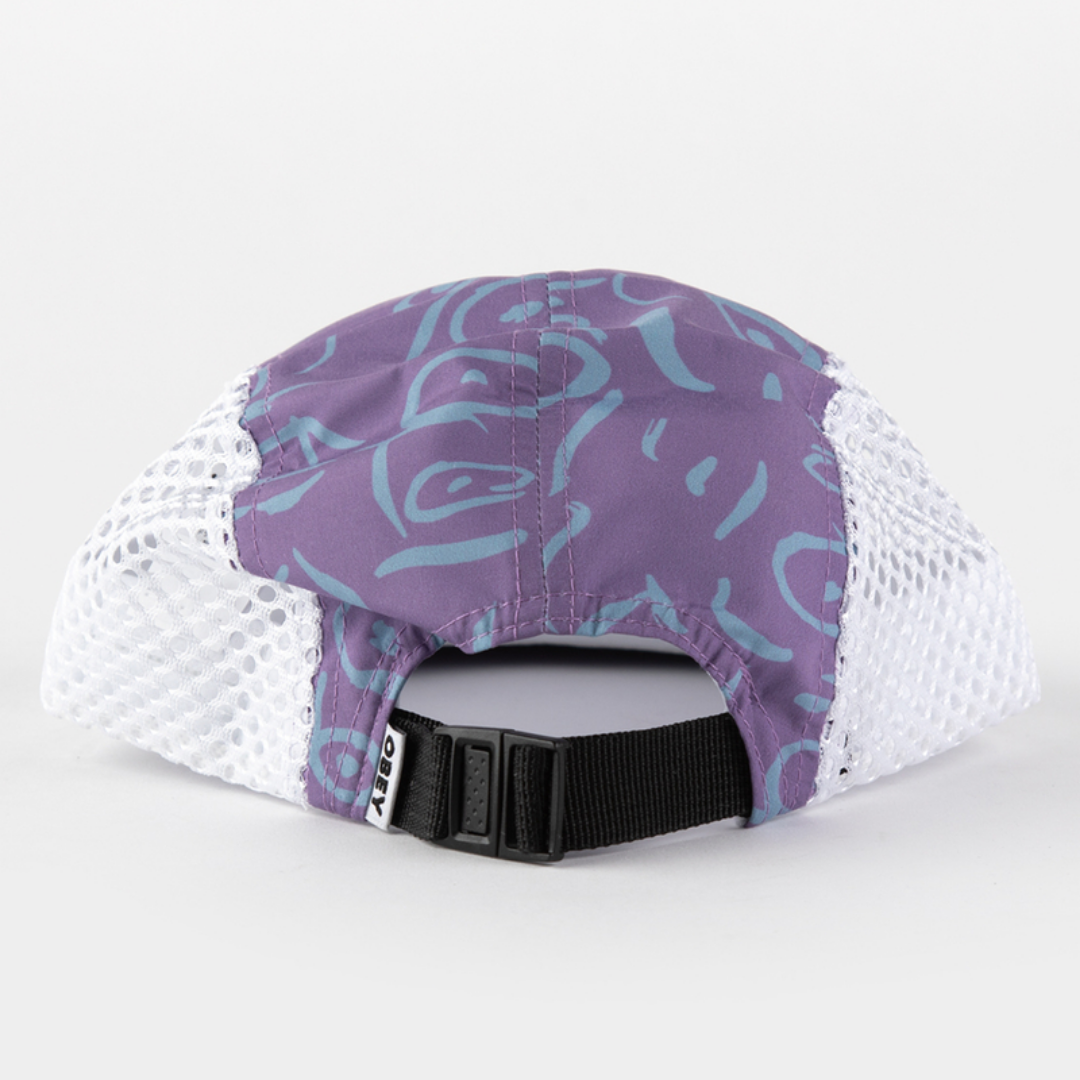 Scribbles Camp Cap Purple Multi