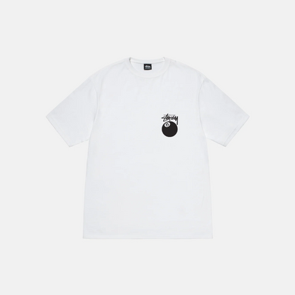 8 Ball Tee White