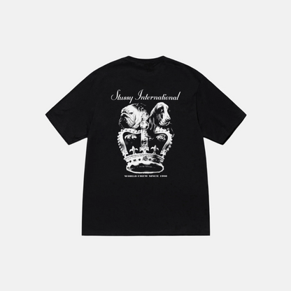 Dog Crown Tee Black