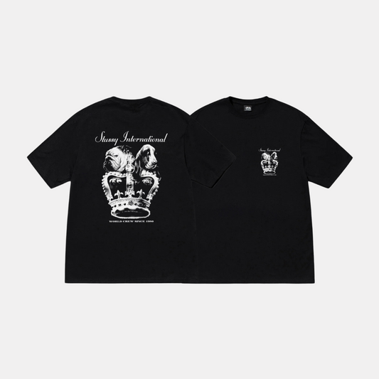 Dog Crown Tee Black