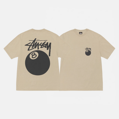 8 Ball Tee Pigment Dyed Khaki