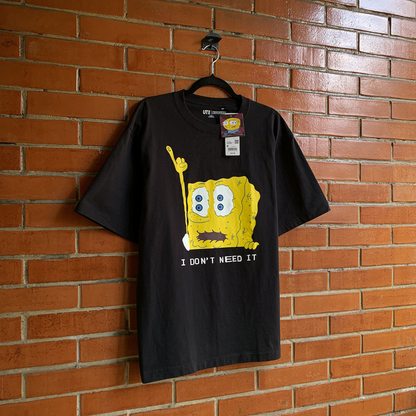 SpongeBob SquarePants Cactus Plant Flea Market UT Graphic T-Shirt Black