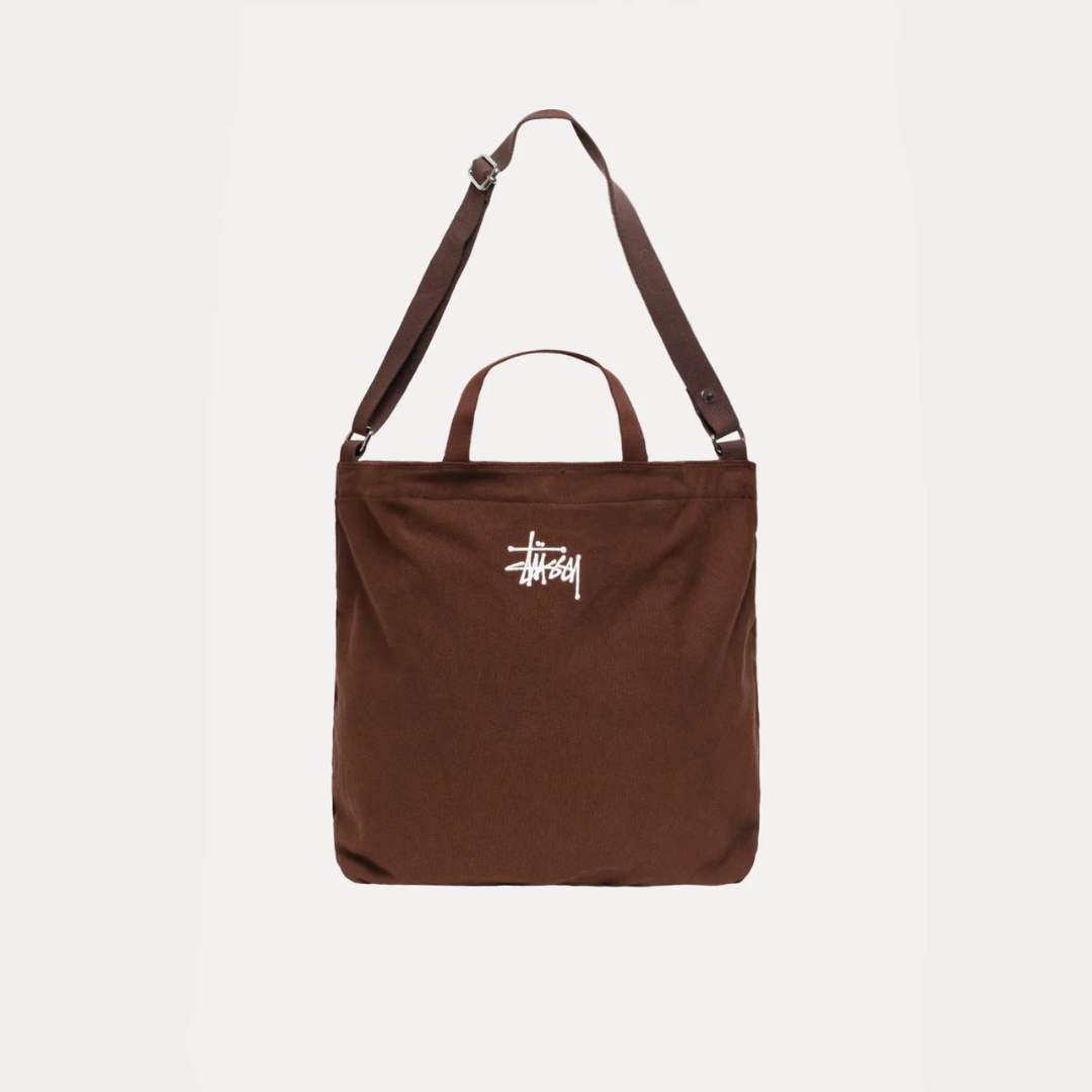 Canvas Crossbody Bag Brown