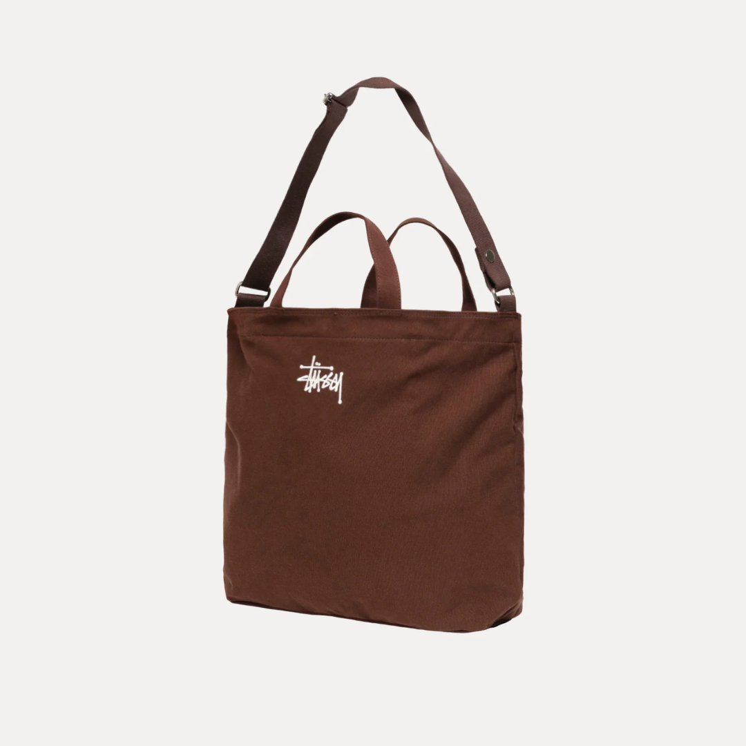 Canvas Crossbody Bag Brown