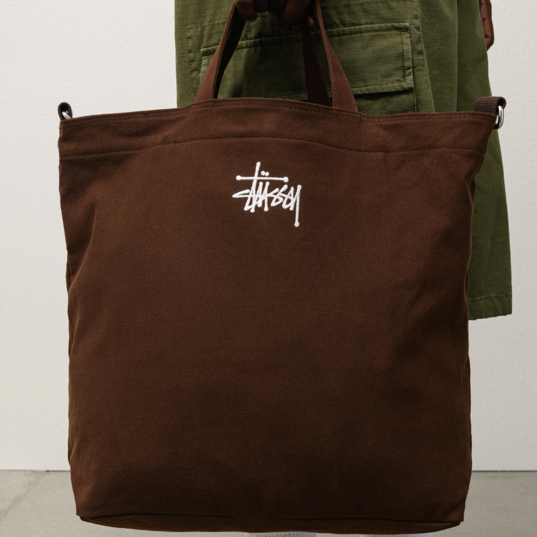 Canvas Crossbody Bag Brown