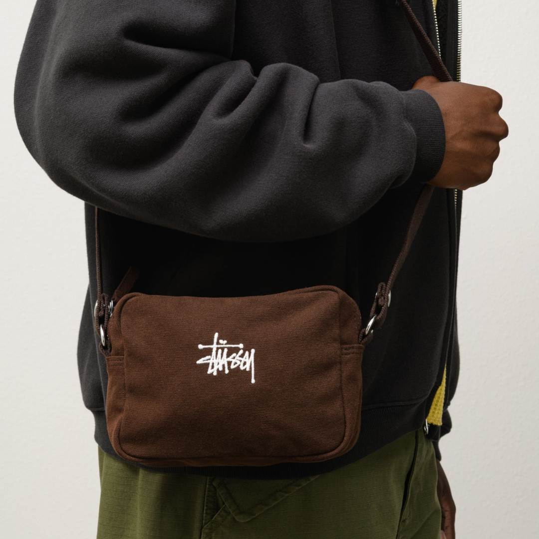 Canvas Bolsa Lateral Café