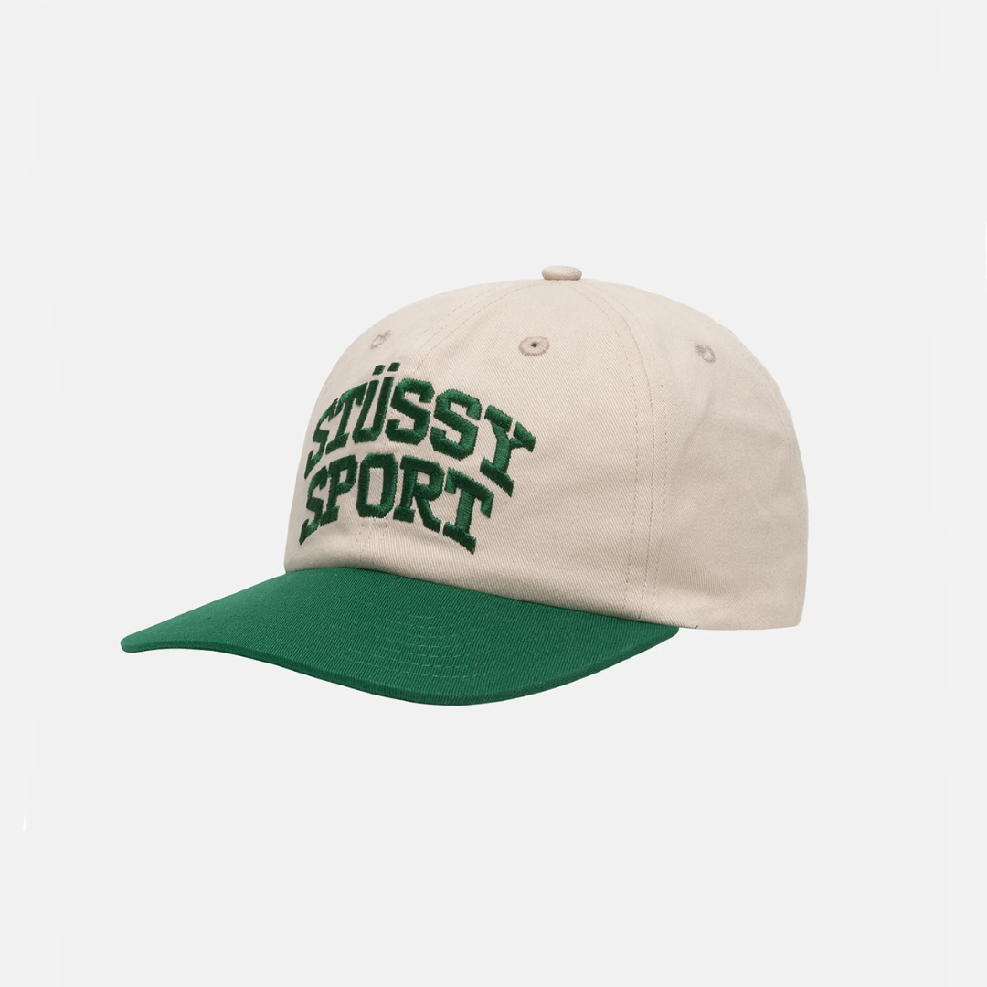 Mid Depth Stüssy Sport Snapback Natural