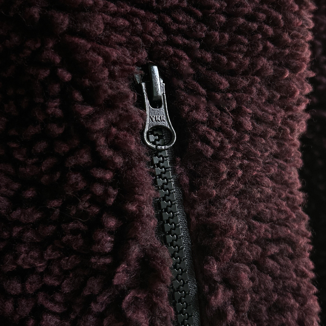 Stüssy Sherpa Reversible Jacket Burgundy