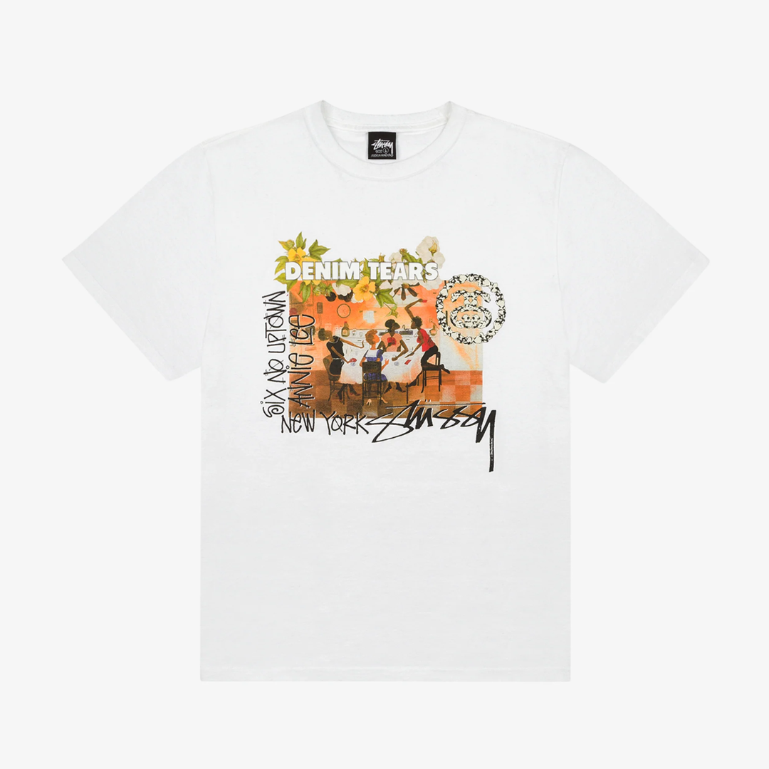 Stüssy x Denim Tears Annie Lee Tee White