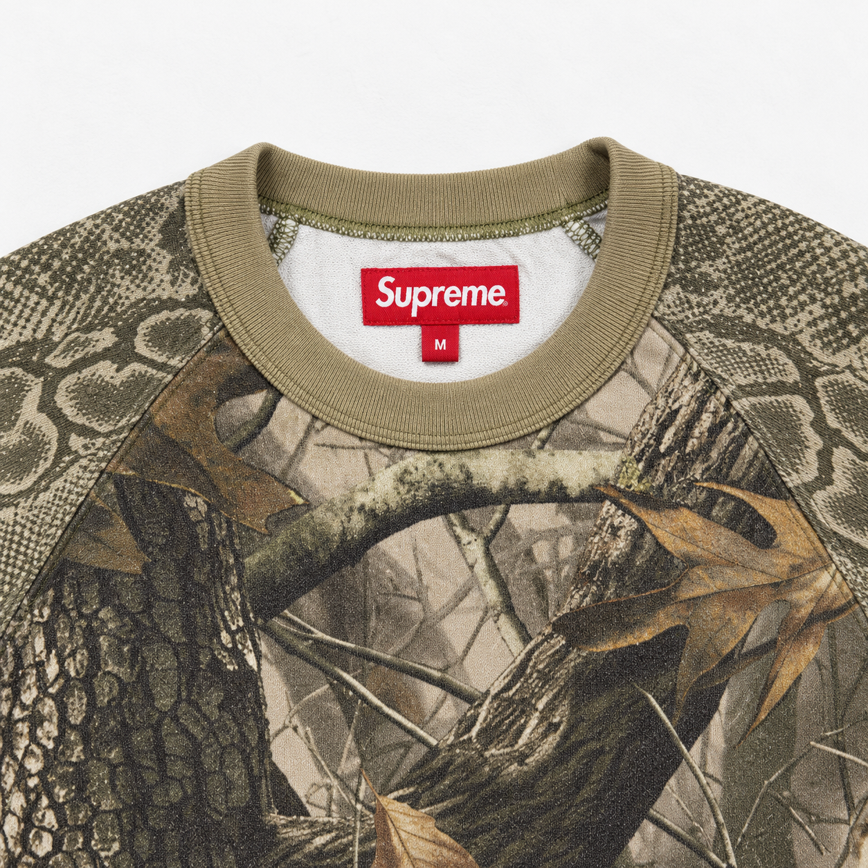 Supreme Wildlife Camo Raglan L/S Top