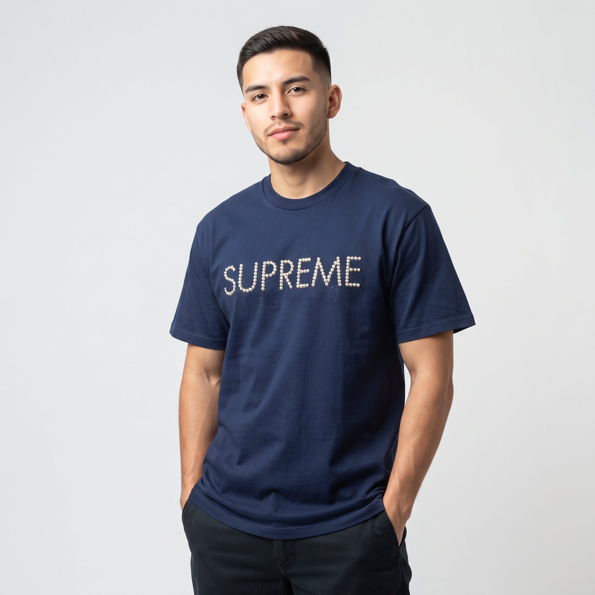 Supreme Hearts Studded S/S Top