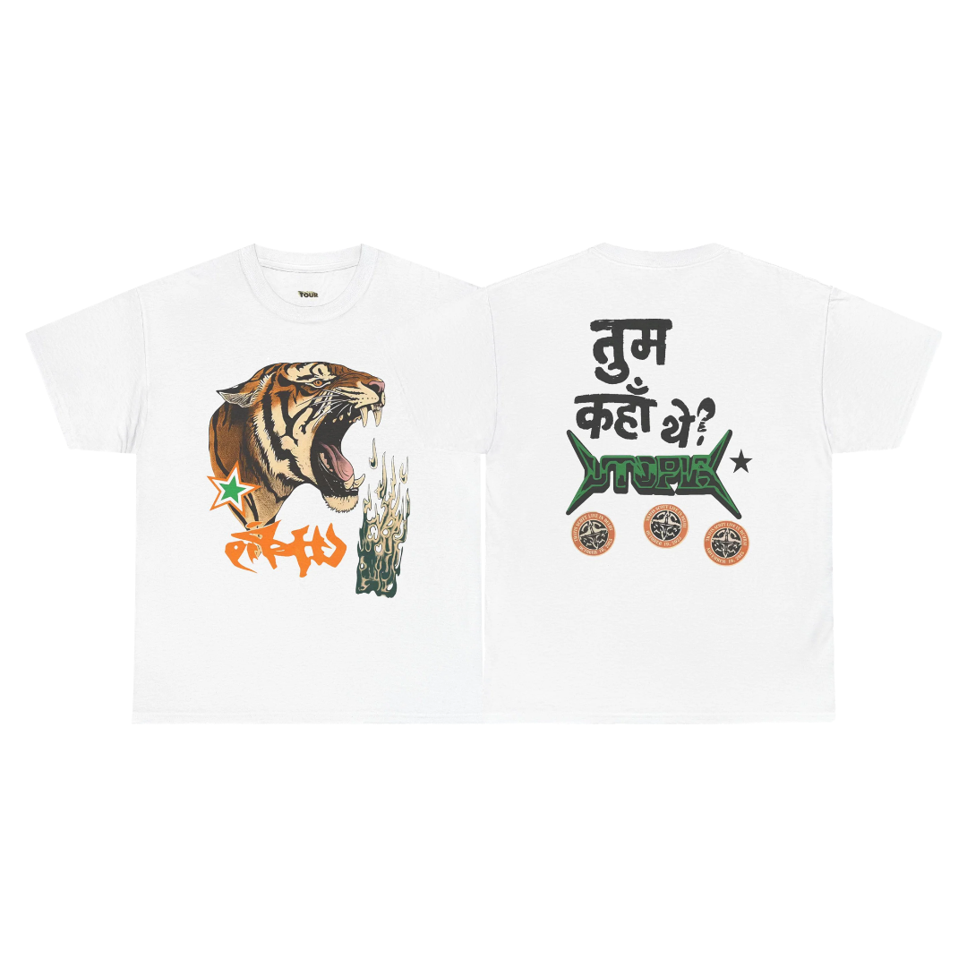 Tiger Roar India World Tour Tee