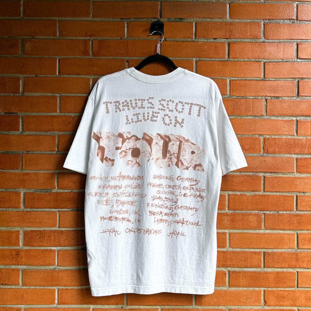 Travis Scott Cactus Jack Utopia Tour Skitzo Circus Maximus Tee White