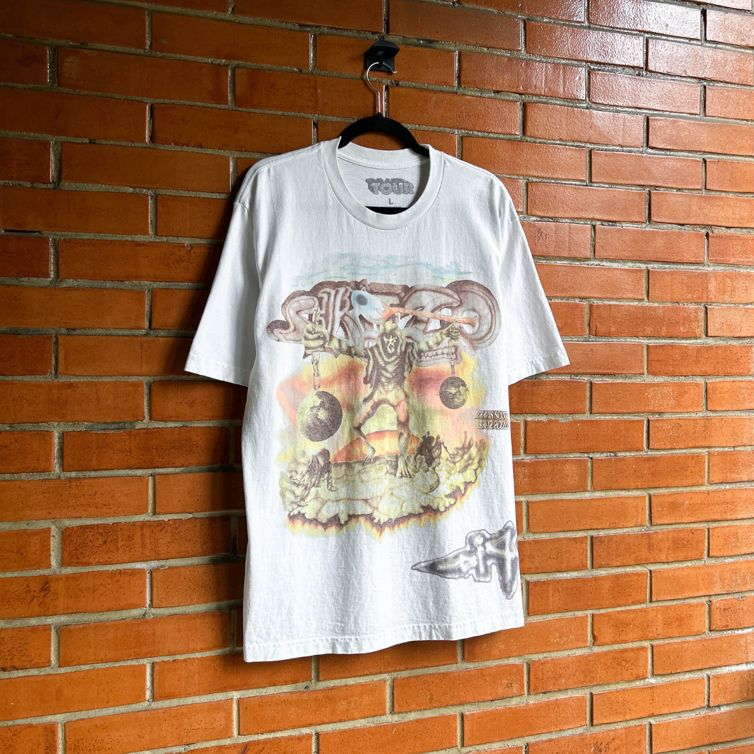 Travis Scott Cactus Jack Utopia Tour Skitzo Circus Maximus Tee White