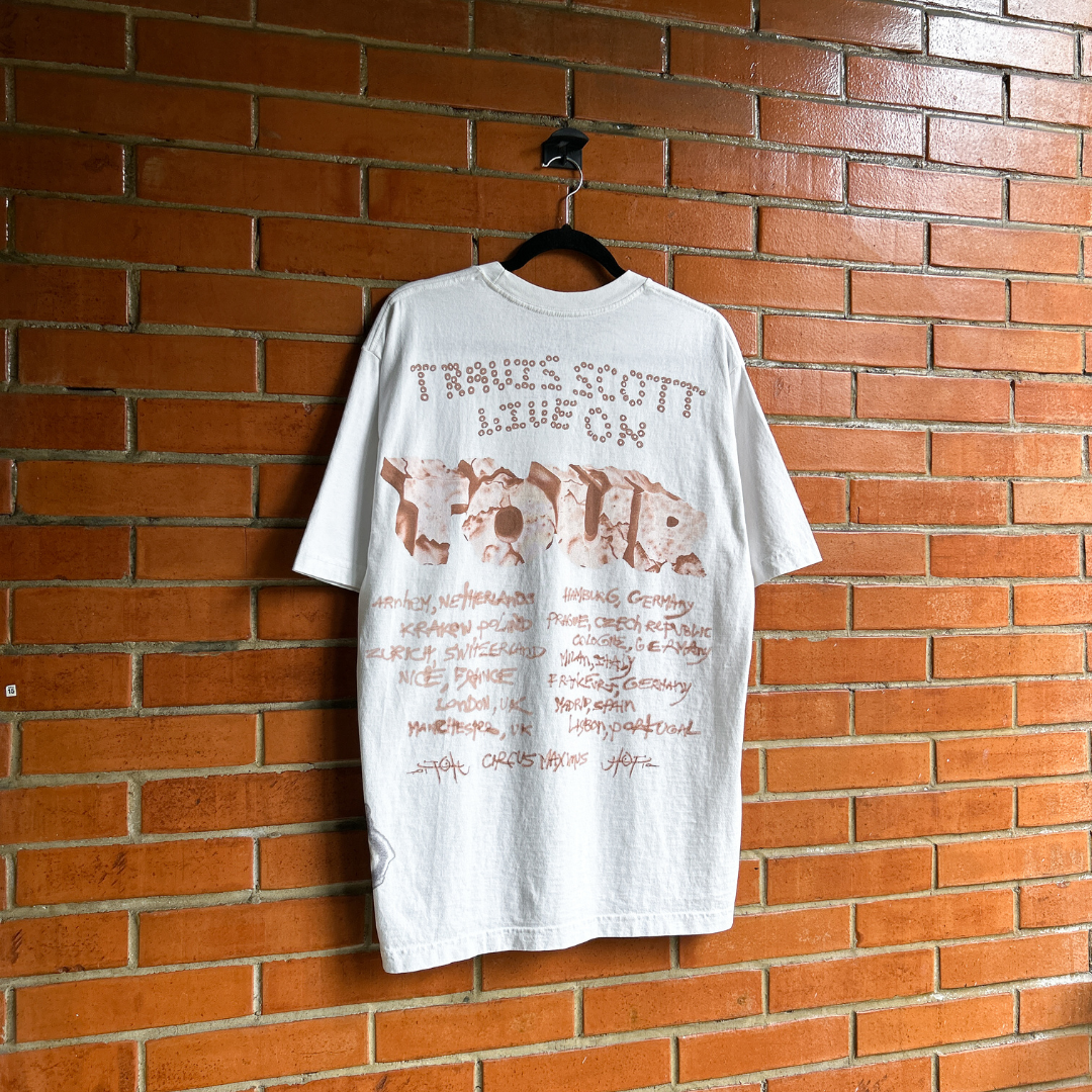 Travis Scott Cactus Jack Utopia Tour Skitzo Circus Maximus Tee White