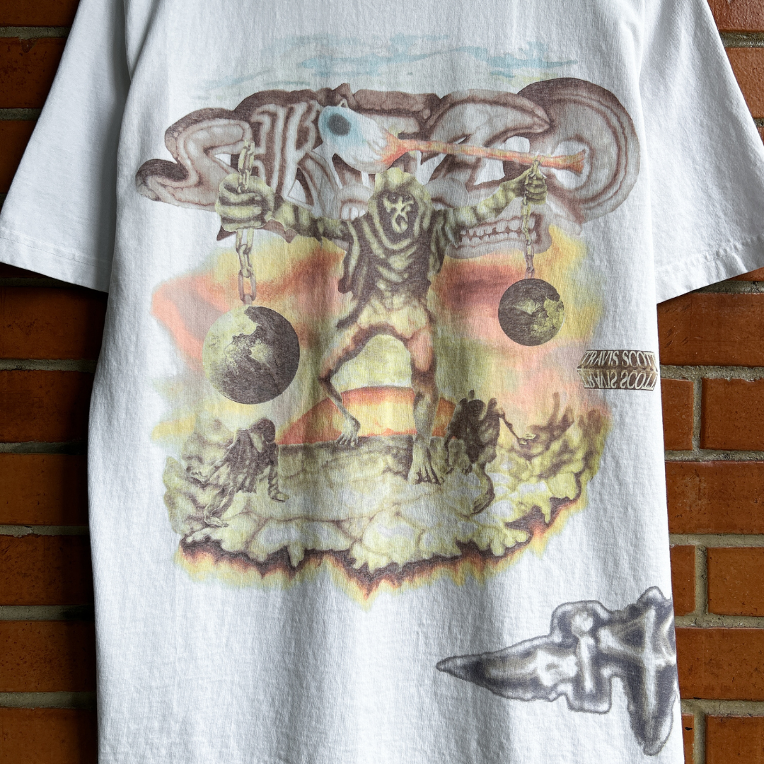 Travis Scott Cactus Jack Utopia Tour Skitzo Circus Maximus Tee White