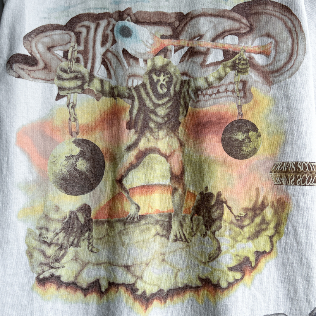 Travis Scott Cactus Jack Utopia Tour Skitzo Circus Maximus Tee White