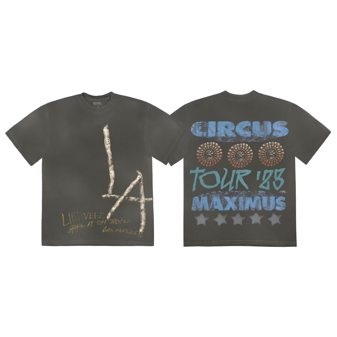 Travis Scott Utopia Is In Los Angeles T-shirt Black