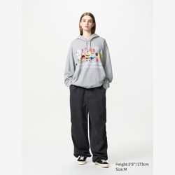 SpongeBob SquarePants Cactus Plant Flea Market Sweat Hoodie Gray