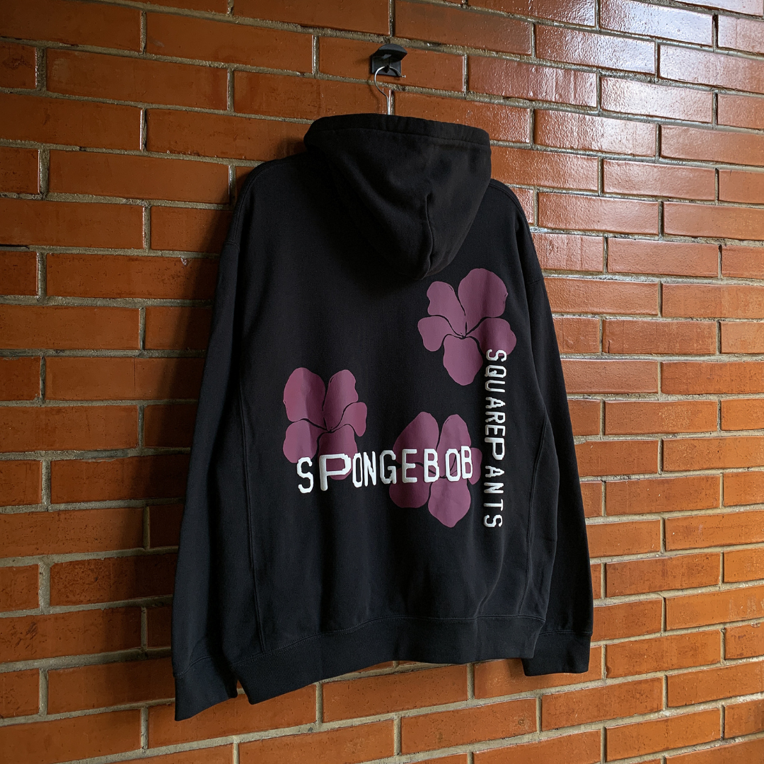 SpongeBob SquarePants Cactus Plant Flea Market Sweat Hoodie Black