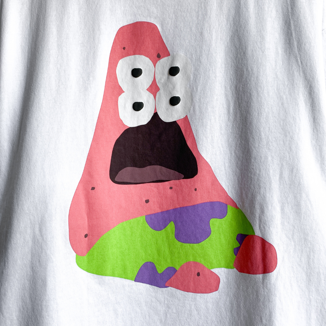 SpongeBob SquarePants Cactus Plant Flea Market UT Graphic T-Shirt White