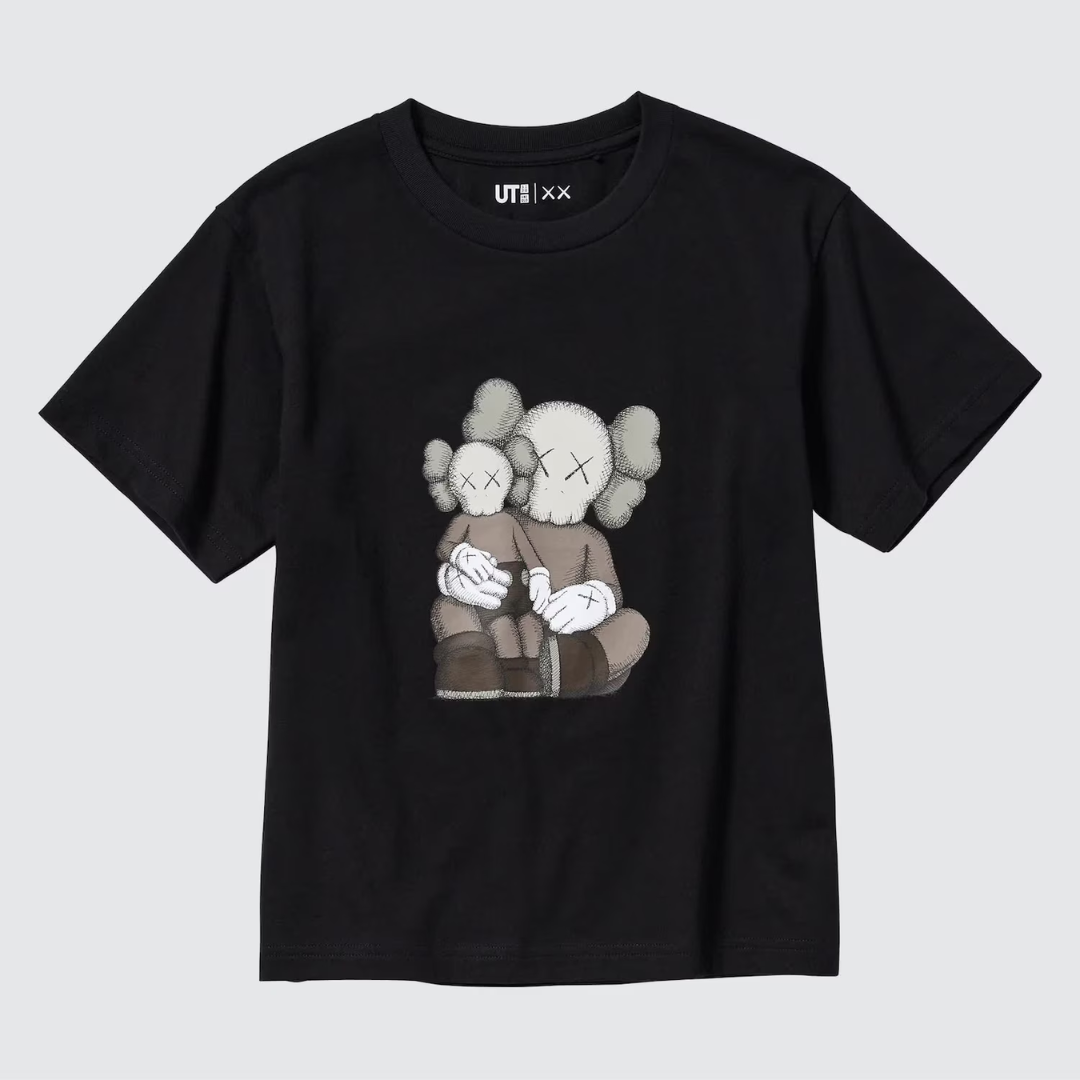 Uniqlo x Kaws UT Short Sleeve Graphic T-shirt Black (Asia Sizing)