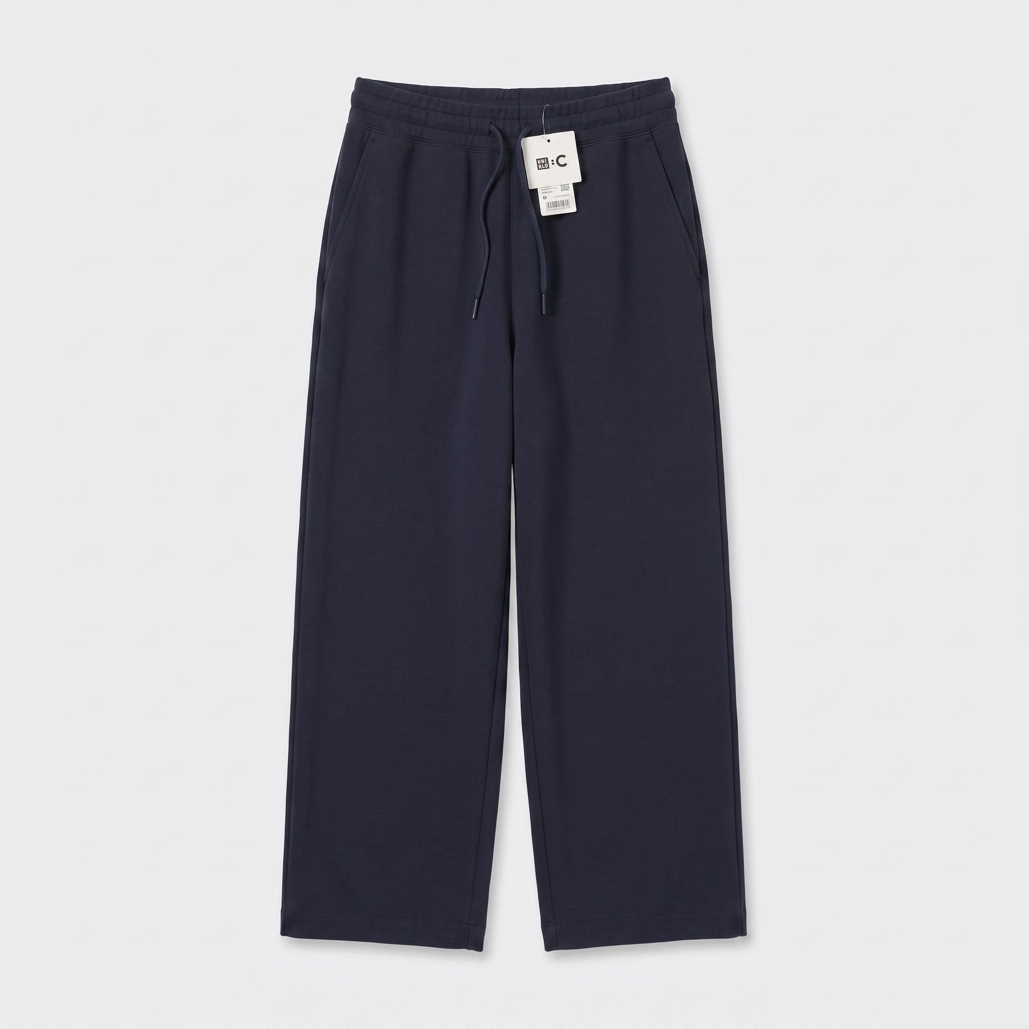Uniqlo : C Wide Sweatpants Black | Jogger Wide Leg Negro