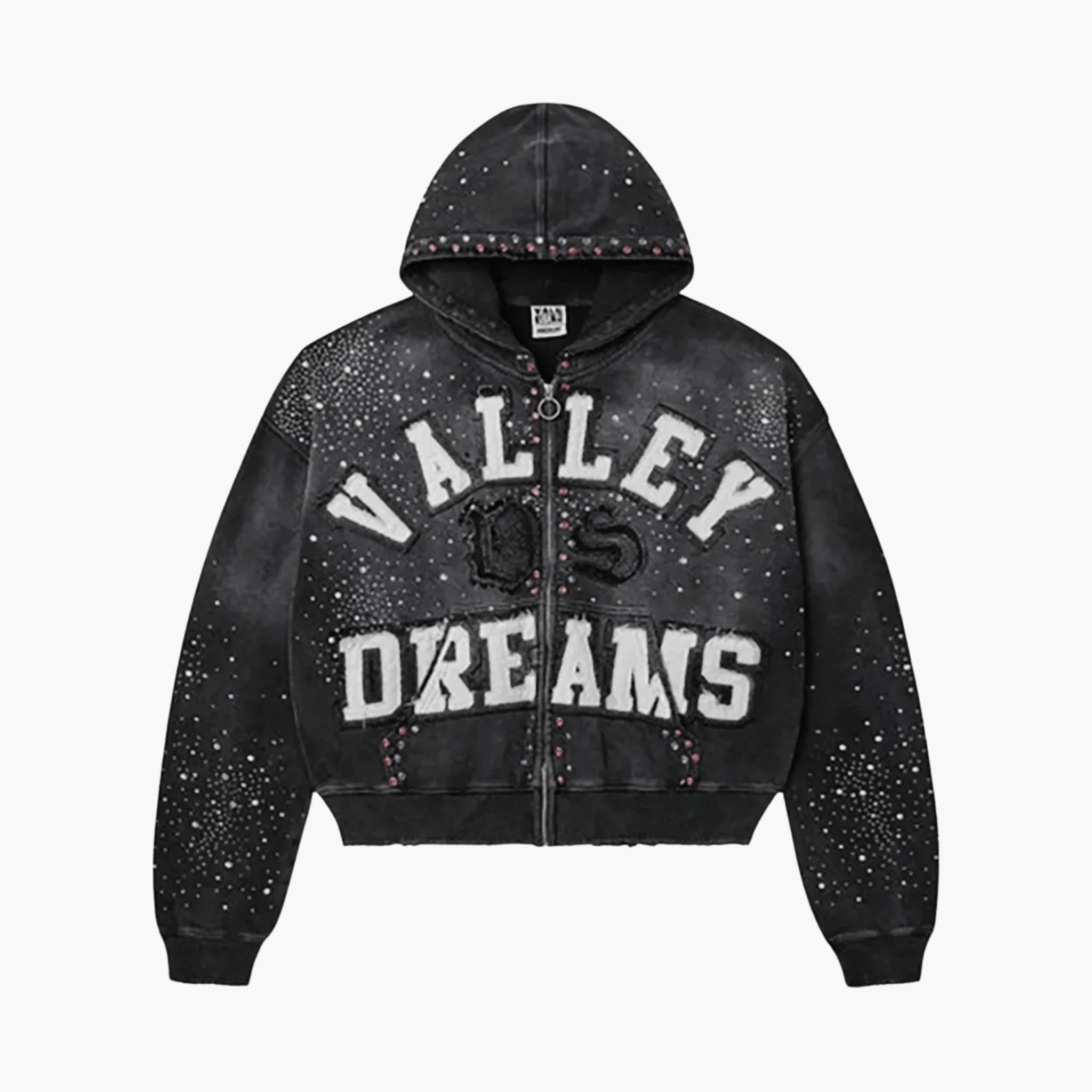Vale Forever Classico Zip Up Hoodie 'Black'