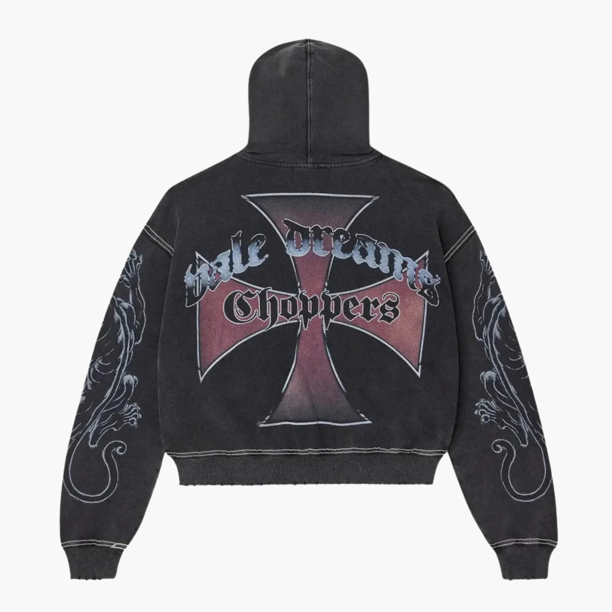 Vale Forever Hardy Boyz Zip Up Hoodie Black