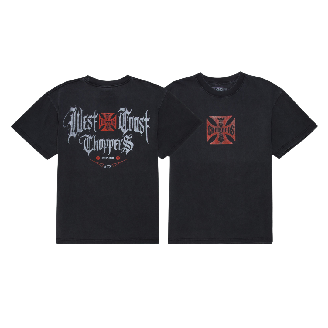 West Coast Choppers Script Mens Tee
