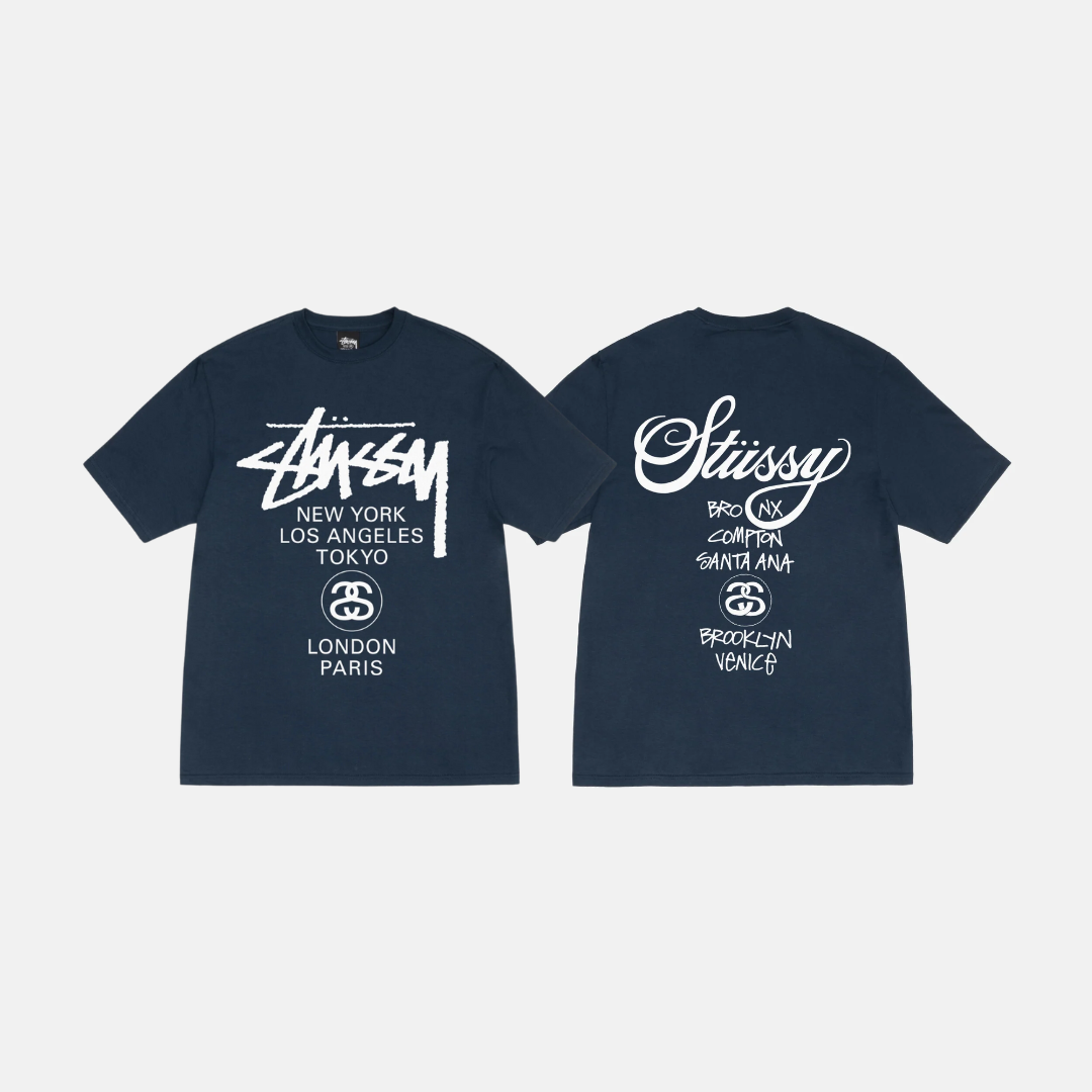 World Tour Tee Navy