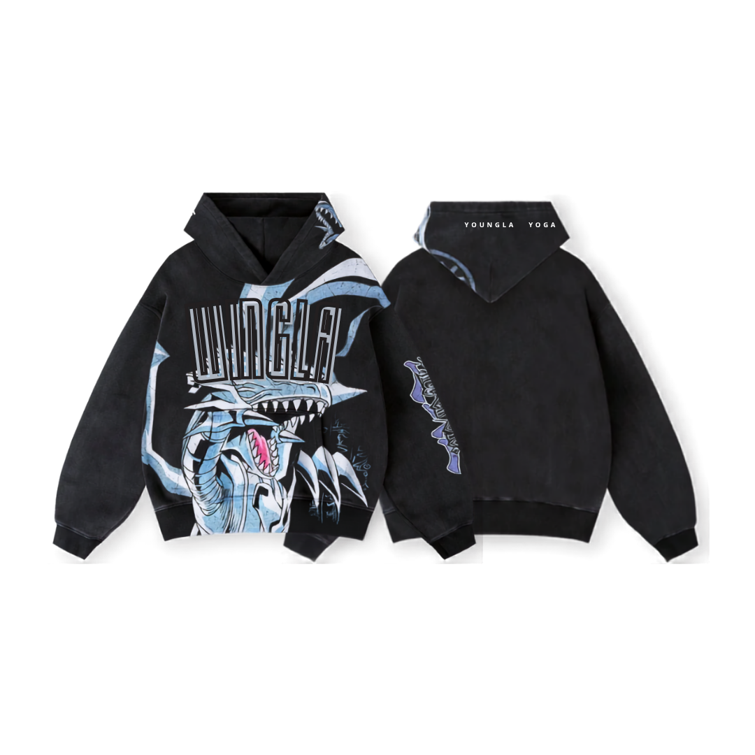 Yu-Gi-Oh! Kaiba's Blue Eyes Hoodie