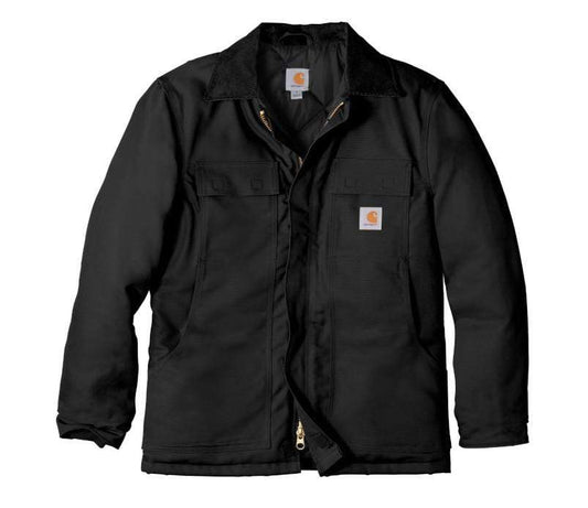 Carhartt Loose Fit Firm Duck Insulated Traditional Coat Black